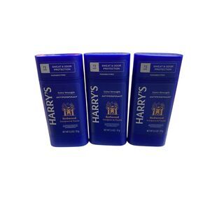 Harry’s‎ Extra-Strength Antiperspirant Redwood Evergreen & Thyme 2.5 oz Lot of 3